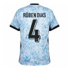 Maglia ufficiale Portogallo Ruben Dias 4 Trasferta Euro 2024 per Uomo